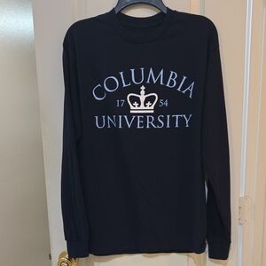 Columbia University 1754 Navy Blue Long Sleeve T-shirt Unisex Medium Ivysport
